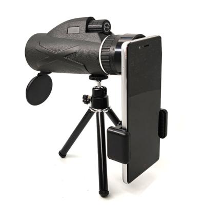 China Powerful 10X42 12x50 HD Mobile Phone Monocular Telescope Lens For Cell Phone for sale