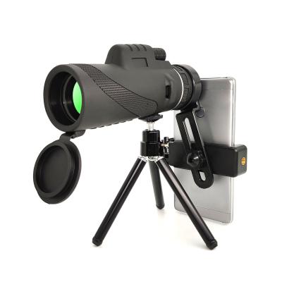China 12x50 High Power Monocular Telescope With Smartphone Adapter And Tripod for sale