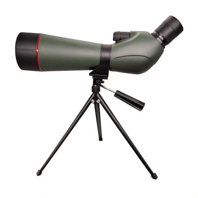 China 20 - 60 x 80 Spotting Scope With Tripod Waterproof Dual Focusing Zoom BAK4 for sale