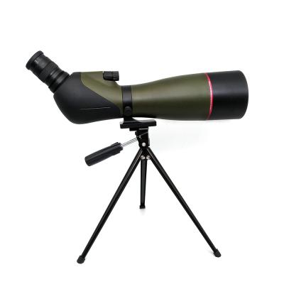 China Updated 20-60x80 BAK4 Angled Telescope With Tripod And Carrying Bag And Smartphone Adapter for sale