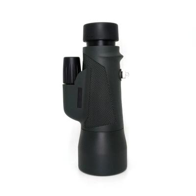 China Easy To Use 12x50 Mobile Phone Telescope Monocular With Tripod Smartphone Adapter for sale