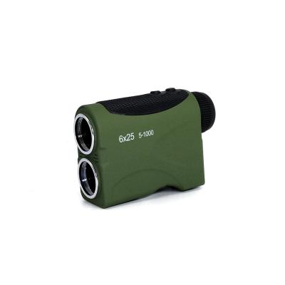 China 6x25 Laser Range Finder 1000 Meters Distance Measure Device For Golf Hunting for sale