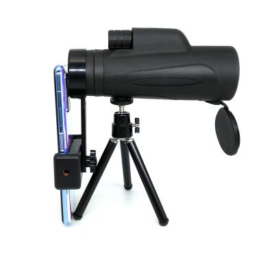 China o telescópio IPX7 do monocular de 12x50 HD enevoa-se & telescópio móvel de prisma BAK4 impermeável à venda