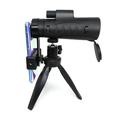 China Adults 12X55 HD Waterproof Monocular FMC BAK4 Prism Dual Focus Portable Telescope for sale