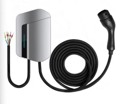 China 7kW Wallbox Car Charger IEC 62196 TYPE2 Connector EV Smart APP EV Charger for sale