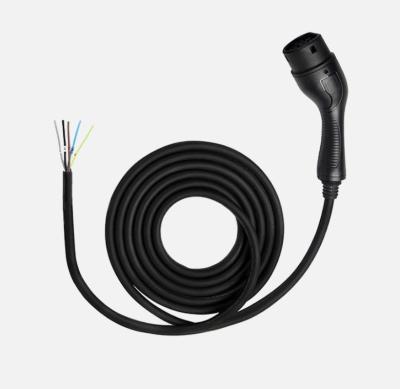 China Type 2 Electric Car Charger Cord Extension Cable 16A / 32A Single Phase for sale