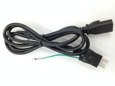 China 6ft International Power Cords 125V 2 Pin Japanese Power Cords for sale