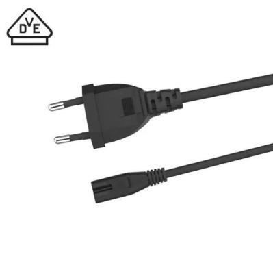China Pin eléctrico ligero flexible del cable de extensión 2 de los cables de corriente alterna de la UE en venta