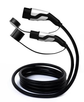 China IEC 62196 10m Ev Charging Cable 1 Phase / 3 Phase Type 2 To Type 2 for sale