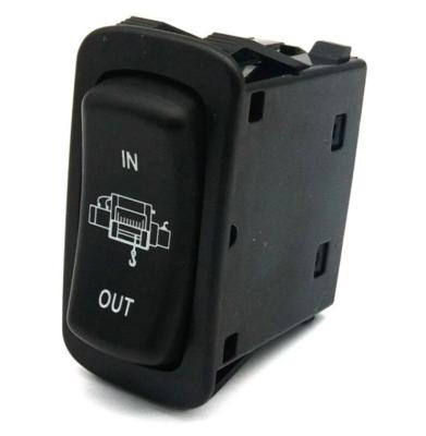 China Custom Mini Rocker Switch 12v Icon In Out 9 Pin On Off On L Series for sale