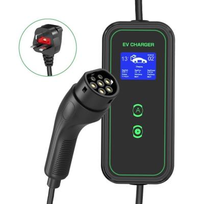 China 3.5KW 7KW 11KW European Standard Plug Type2 Portable AC Charging Cable Home Portable EV Charger 7KW Tpe Jacket for sale