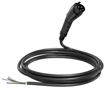 China 48A Current 11kw Type1 J1772 Portable EV Charging Cable Level 2 J1772 Car Charger Cable for sale