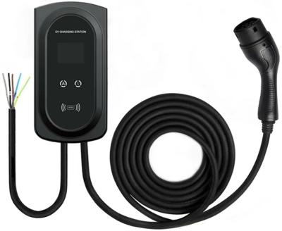 China GBT Ac Wall Ev Charger 32a Wallbox Ev Charger Wall Mount Level 2 Ev Charger For Home for sale