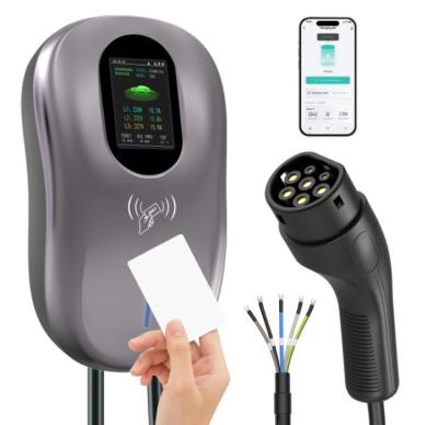 China wholesale ev charging station Car Charger 11kw OEM Ev Outdoor IEC 62196 TYPE2 wallbox outdoor for sale