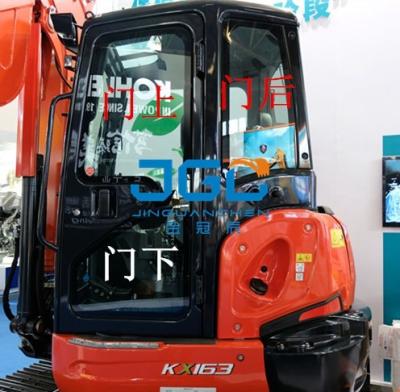 China KX163-5 Excavator Front Gear Rear Screen Left And Right Doors And Windows Windshield for sale