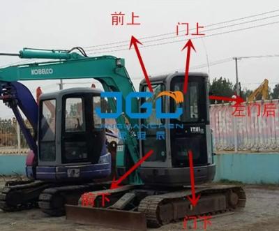 China SK35SR 40SR-3 55SR 45SR Excavator Front And Rear Windshield Repair Parts for sale