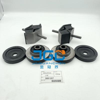 China Wholesale Excavator Machine Parts After Market China Rubber Factory Support Plant SK60-5/6/7 Engine Cushion Mounting à venda