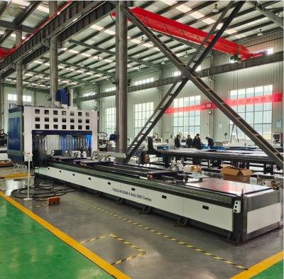 China El CNC de aluminio 5 disminuye la perforación del CNC del centro de mecanización y la cortadora con la hoja de sierra de 300m m en venta