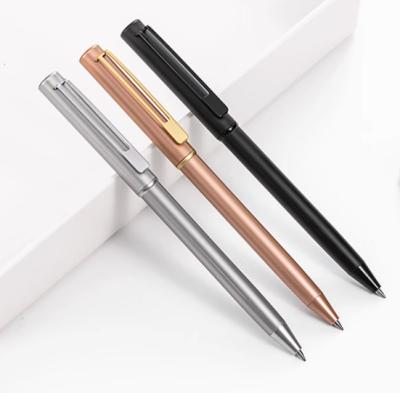 China Metal pen Rotating signature pen high-end touch rotating school pen student stationery business metal pen with logo for sale