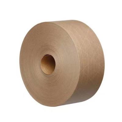 China Writable Brown Kraft Paper Adhesive Tape 70mmx45m For Box Sealing for sale