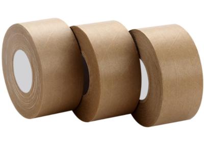 China 60m Hot Melt Kraft Brown Paper Box Tape For Packaging And Sealing for sale