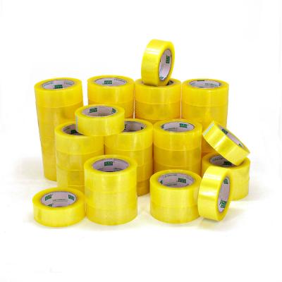 China Transparent Yellow BOPP Adhesive Tape for Packing for sale