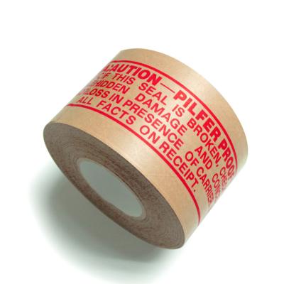 China Reinforced Brown Gummed Kraft Paper Adhesive Tape Roll 35mic-300mic for sale