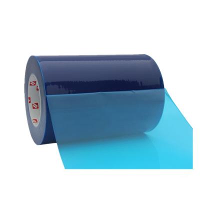 China Self Adhesive Window Protective Film Blue PE For Glass Security 10mm-1500mm for sale