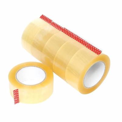 China Water Activated Shrinking Packing Yellowish Transparent Clear Tape Packaging Sticky Tape For Packing for sale