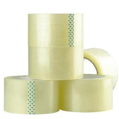 China Adhesive Clear Box Carton Sealing Package Transparent Clear BOPP Packing Tape for sale