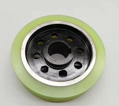 China Escalator Handrail Drive Friction Wheel 135 X 36  PU / Rubber Tire for sale