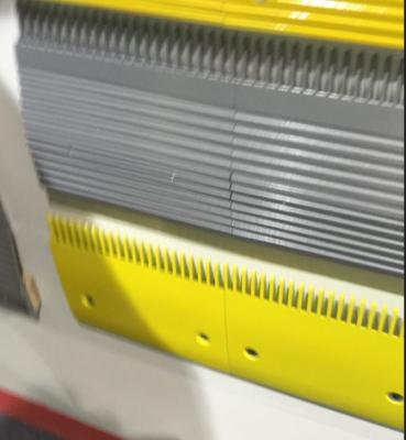China 9.068 Escalator Comb Plate Finish Treatment Pwder Coaded Alumimium Die Cast Comb for sale