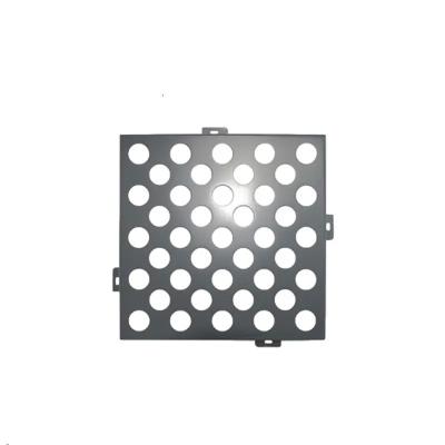 China Modern Punching Perforated Aluminum Ceiling Board Artistic Metal Acoustic Ceiling Panels à venda