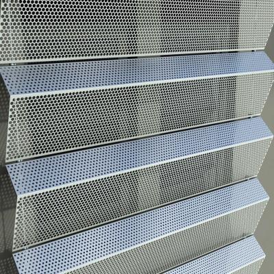 China Perforated Corrugated Aluminum Sheet Plate Panel Customized for sale