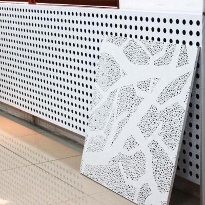 China Branddichte geperforeerde aluminium panelen, aluminium decoratieve panelen voor de bouw van wandbekleding Te koop