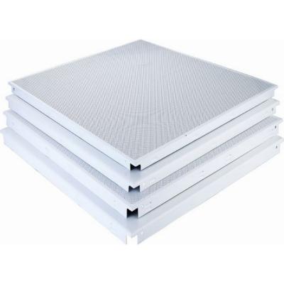 China Easy Installation Aluminum Ceiling Panels 300x300mm / 600x600mm for sale
