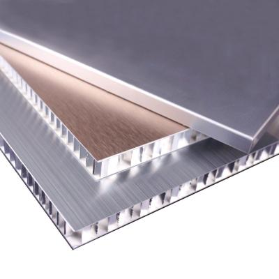 China Panel de panal de abejas de aluminio curvado anodizado / PVDF recubierto en venta
