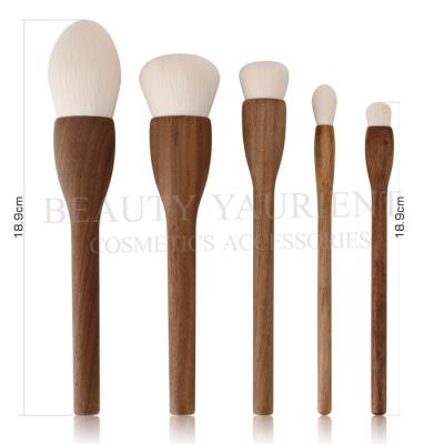 China 5piece Antibacterial Makeup Brushes Makeup Blending Brush Set Customizable for sale