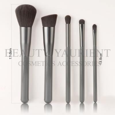 China 5 Piece Makeup Brush Set Eye And Face Brush Set Cruelty Free SA8000 Certified for sale