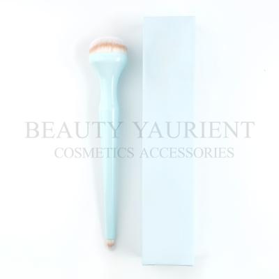 China Double Ended Blue Single Makeup Brush For Foundation And Eye Shadow 48g for sale
