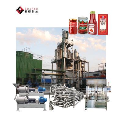 China Small Mini Scale Industrial Tomato Sauce Paste Ketchup Processing Machinery Plants Making Machine Unit for sale