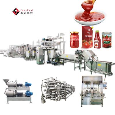 China Automatic Africa Tomato Paste Pulp Catchup Processing Machinery Making Machine for Making Tomato Sauce for sale
