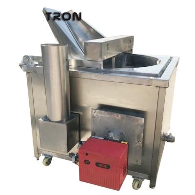 China 2021 Sales Large Capacity Automatic Discharging Hot Vegetable Fruit Chips Green Bean Crispy Vacuum Frying Machine for sale