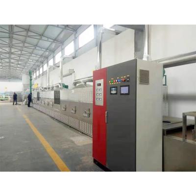 China Sterilization Ultron Chicken Legs Degreasing Cereals Processing 50kw Microwave Blowing Chemical Drying Equipment en venta