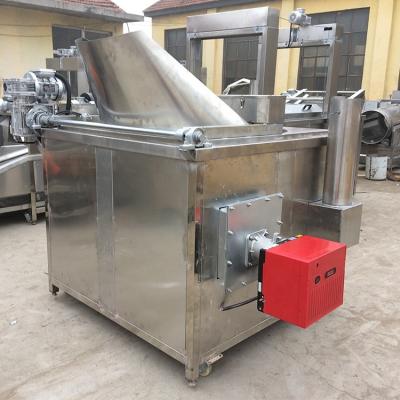 China High Productivity Automatic Batch Discharge Diesel Snacks Frying Machine Potato Chips Frying Machine Price for sale