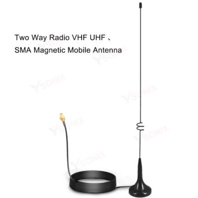 China Two Way Radio VHF UHF SMA Magnetic Mobile Antenna UT-108UV for Nagoya BAOFENG CB Radio UV-5R UV-B5 UV-B6 GT-3 for sale