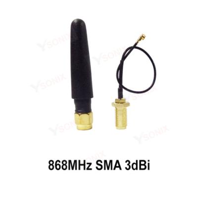 Chine 868MHz connecteur masculin Antena de l'antenne 915MHz Lora Lorawan GSM 3bdi SMA 868 mégahertz 915 mégahertz Antenne 10cm RP-SMA/U.FL à vendre