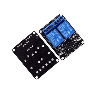 China 5V 2 Channel Relay Module Low Level Trigger Relay Module With Optoco for sale