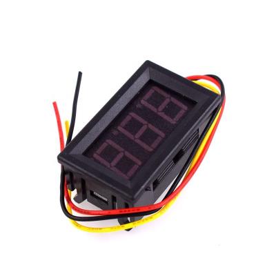 China DC Digital Voltmeter Module Three Wire 0.56 Inch LED Digital Display Module for sale
