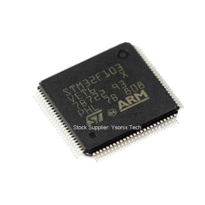 중국 IC 전자 부품 마이크로컨트롤러 마이크로프로세서 STM32 32-비트 팔 외피 맥스  주류 맥스 STM32F103VET6 판매용